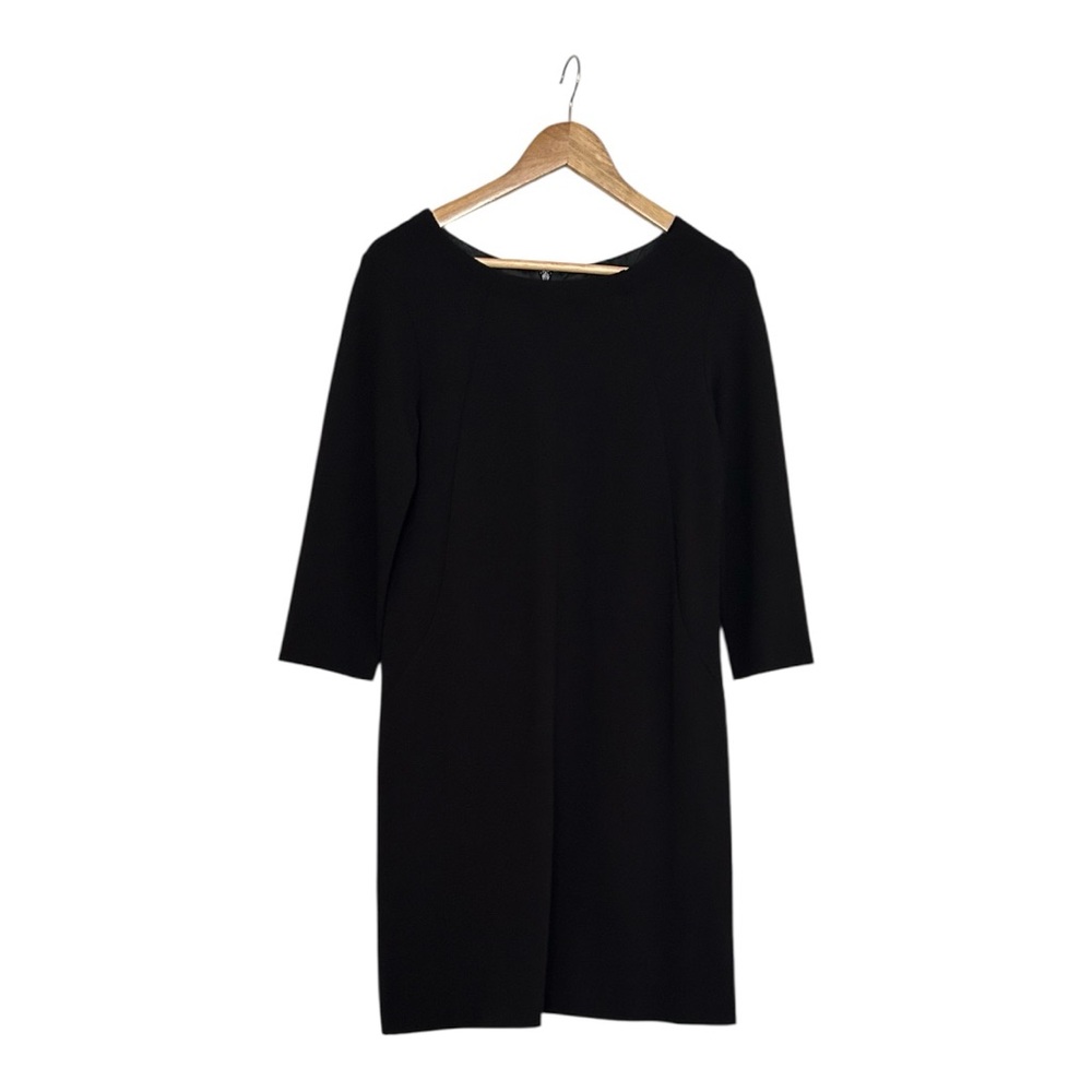 Midi Black Dress with pockets